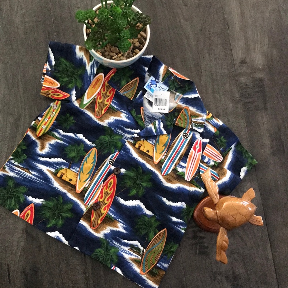 Toddler RJC Hawaiian Surf Board Shirt